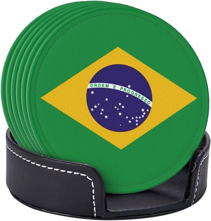Brazilian Flag Coasters for Drinks - Image 8