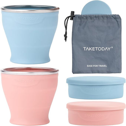 TakeToday Collapsible Cup 8 oz 2-Pack by TAKETODAY