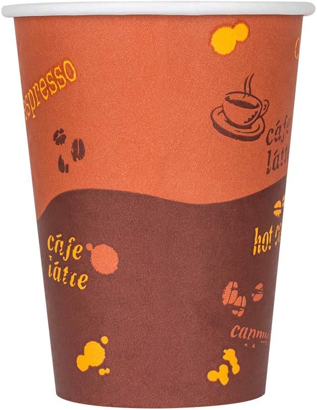 Karat 12 oz Paper Hot Coffee Cups Disposable, Leak-Resistant Double Poly-Lined - Image 5