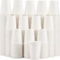 Lamosi 300 Pack Paper Cups 8 oz, Disposable Coffee Cups, Paper Coffee Cups 8 oz, White Hot/Cold Beverage Drinking Cup for Water Juice or Tea, Office Party Home Travel