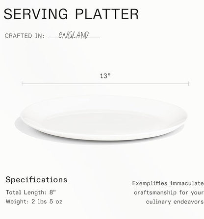 Made In Cookware - Serving Platter - White - Porcelain England