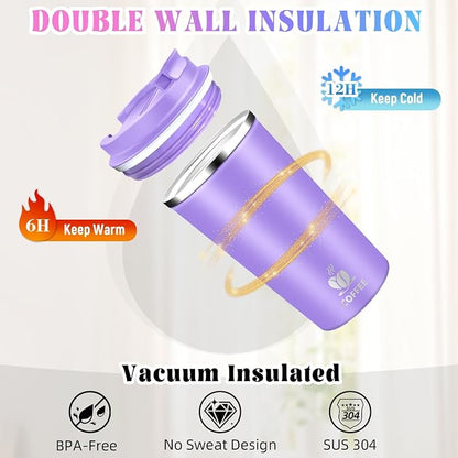 17oz Insulated Travel Coffee Mug - Image 9