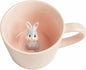 DIHOclub Rabbit Ceramic Cup Hidden 3D Animal Inside Mug, Cute Cartoon Bunny by DIHOclub