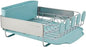 KitchenAid Compact Space Saving Rust Resistant Dish Rack with Removable Flatware Caddy and Angled Self Draining Drainboard, 12.63 x 15.87 x 5.54 Inch, Mineral Water