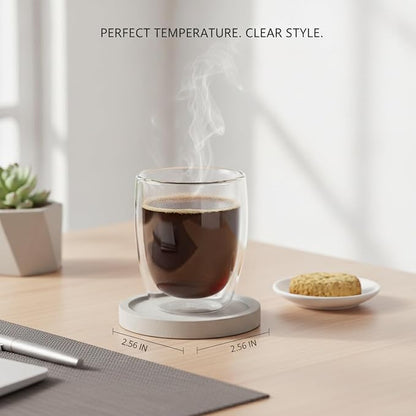 Double Wall Borosilicate Glass Mug - Image 3