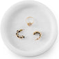 Marble Jewelry Dish 5 Inch Handmade White Jewelry Tray for Vanity Decor - Stone Trinket Dish, Marble Ring Holder, Candle Plate, Key Bowl for Entryway Table