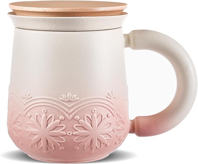ZENS Tea Mug with Infuser and Lid by ZENSLIFESTYLE