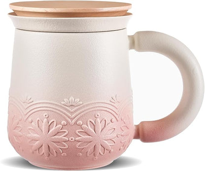 ZENS Tea Mug with Infuser and Lid by ZENSLIFESTYLE