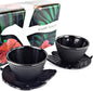 Cast Iron Tea Cup Set of 2 by KIYOSHILuxury