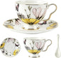 Tea Cup and Saucer Set, Floral by STAREARTH