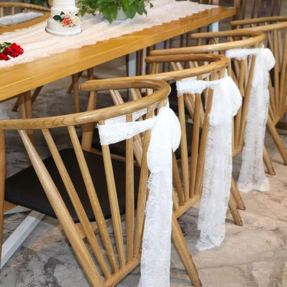 10 Pcs White Lace Table Runner 14 x 120 Inch Vintage Table Runner - Image 6