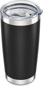 20 oz Tumbler with Lid Stainless Steel Insulated Tumblers Cups Travel Mug | by Orebigo