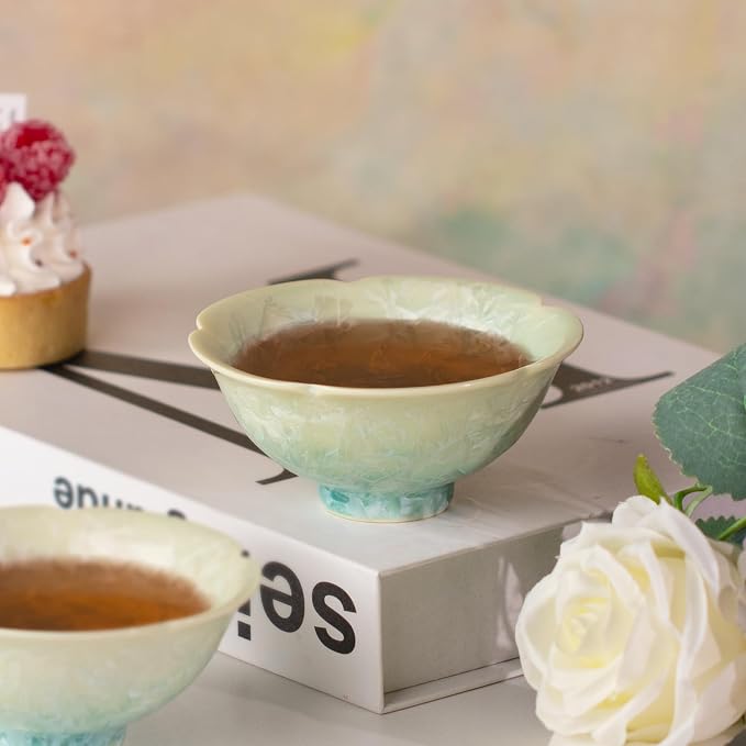 KAMMAK Ceramic Tea & Coffee Cups Set of 2 - Image 4