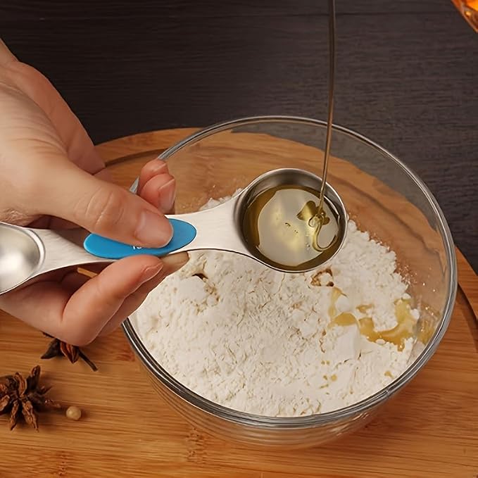 19-Pc Magnetic Measuring Cups and Spoons Set, - Image 6