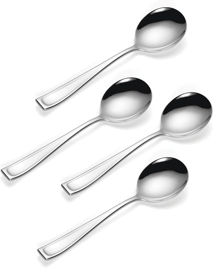 Oneida Moda Soup Spoons Silverware Set - Image 2
