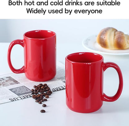 16 OZ Coffee Mugs, Classic Blank Ceramic Cup - Image 4