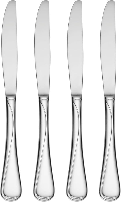 Oneida Silverware Set For 4, Flight Everyday Dinner Knives Flatware Set of 4 by Oneida