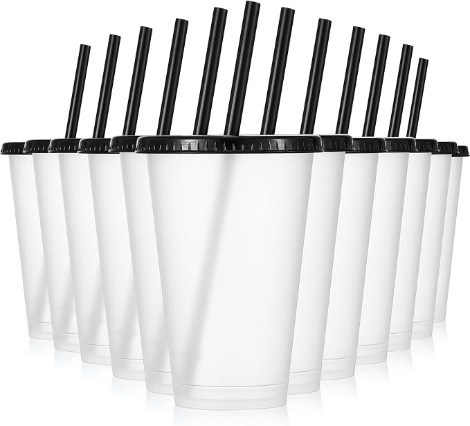 Mifoci 12 Pcs Plastic Tumbler by Mifoci