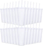 24 Pack Plastic Tumblers With Lids and Straws, Reusable 24 oz Colorful Cups by LEIFEOSH