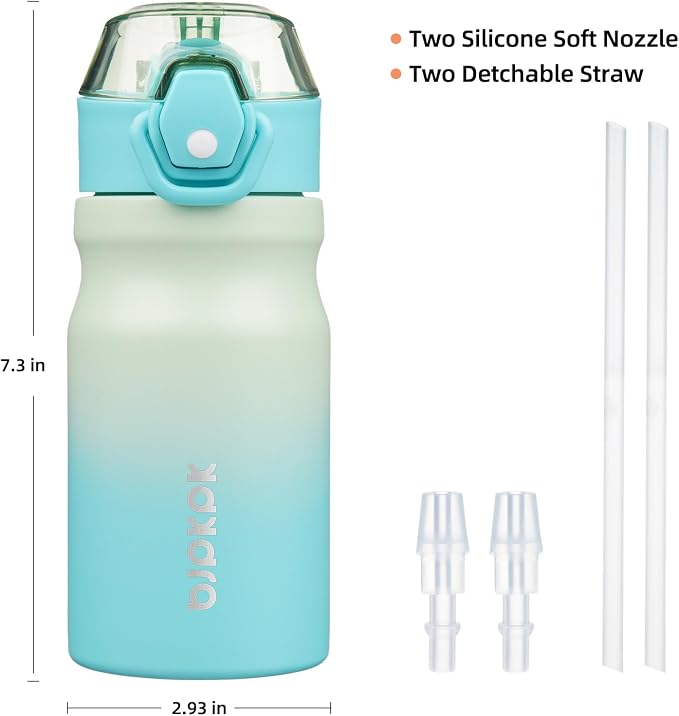 BJPKPK 14 oz Insulated Water Bottle, Stainless Steel Flask | Leak Proof Locking - Image 4