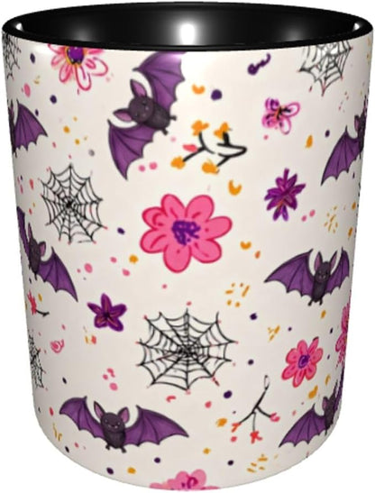 FyLybois Bat Coffee Mug 11 Ounce Mugs Ceramic Tea Cup Drinking Water Cups | - Image 2