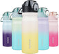 BJPKPK 18 oz Water Bottle with Straw & Handle, Insulated Stainless Flask | Leak by BJPKPK