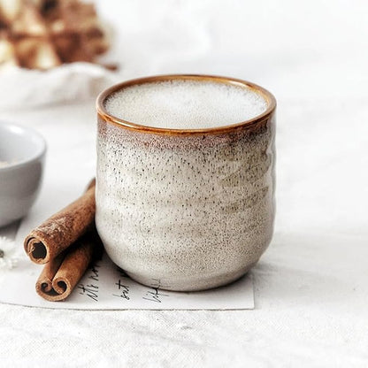 6.8 oz Ceramic Coffee & Tea Cups, Espresso Cups - Image 3