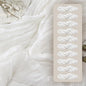 10Pcs White Cheesecloth Table Runner Wedding Bridal Boho Decorations | 35x120 by FEXIA