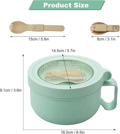 Rarapop 28.7oz Microwave Soup Bowl Containers - Image 6