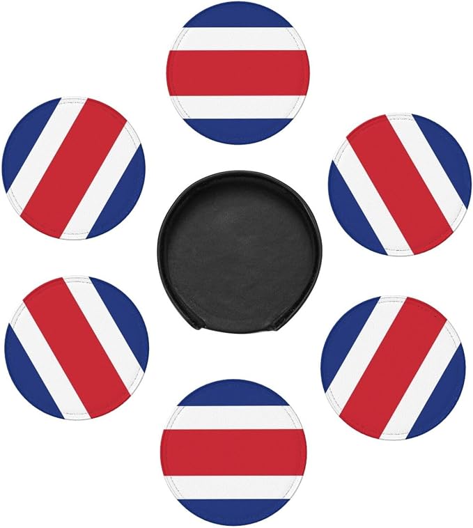 6 Pack Costa Rica Leather Coaster - Image 3