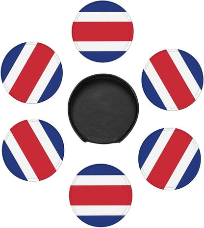 6 Pack Costa Rica Leather Coaster - Image 3