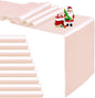 Pufogu 10-Pack Rose Gold Satin Table Runner 12 x 108 Inch Long Bright and by Pufogu