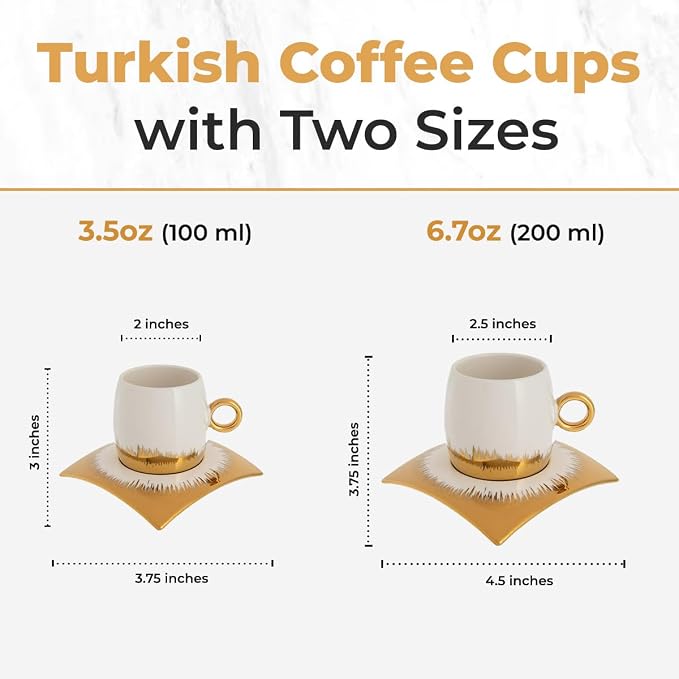 Turkish Coffee Cup Set of 6 - Image 3