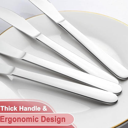 Pleafind 36 Pcs Stainless Steel Dinner Knives - Image 4