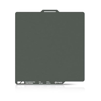 FYSETC 3D Printer Accessories 256mm Build Plate: Gray A1 257X257mm Dual Side Textured PEI Heated Bed Surface Upgrade CryoNix Sheet 10.1 in for P2S P1P P1S X1 X1C X1E Printing Project