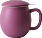 Yundu 12 OZ Matte Purple Ceramics Teacup by YunduHome