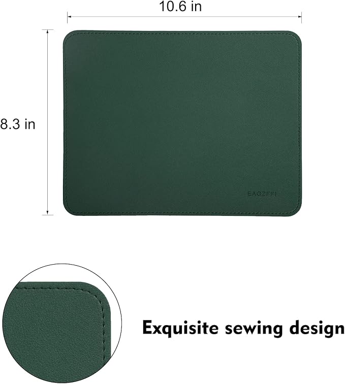 Double-Sided PU Leather & Cork Mouse Pad - Image 3