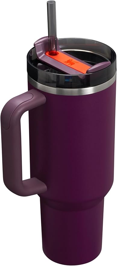 STANLEY Quencher H2.0 Flow State Tumbler, 40 oz, Plum | Handle and Straw | - Image 2