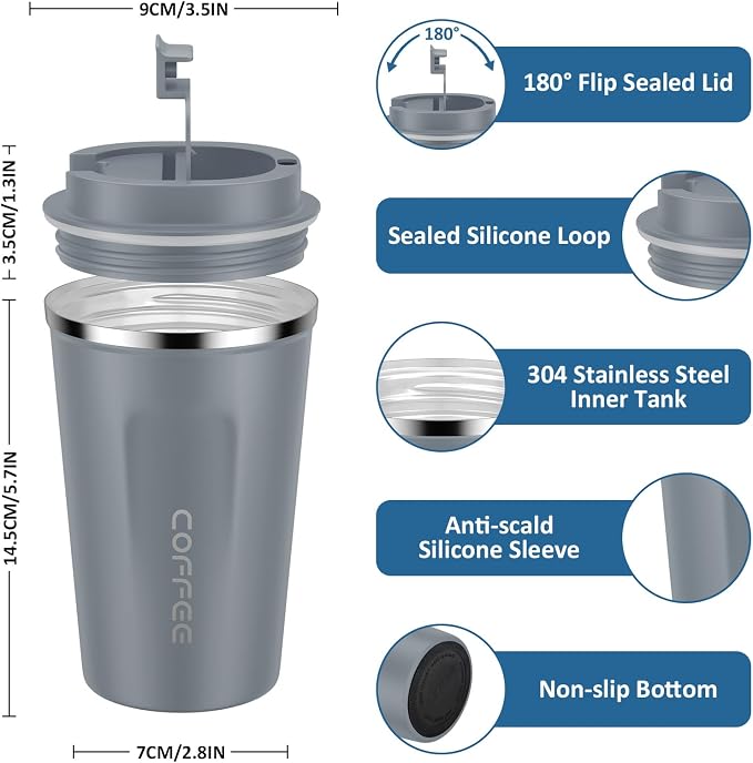 CS COSDDI 12 oz Stainless Steel Vacuum Insulated Tumbler - Image 4