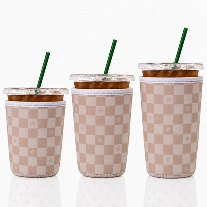 Cobetech Iced Coffee Sleeve Reusable, 3 Pack Neoprene Coffee Cup Sleeves by Unknown