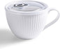 24oz Soup Mug with Handle & Lid, Microwave Soup Bowl/Cup, Ice Cream and by Hoilse