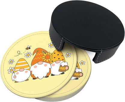 6 Pcs Leather Coasters for Drinks - Image 4