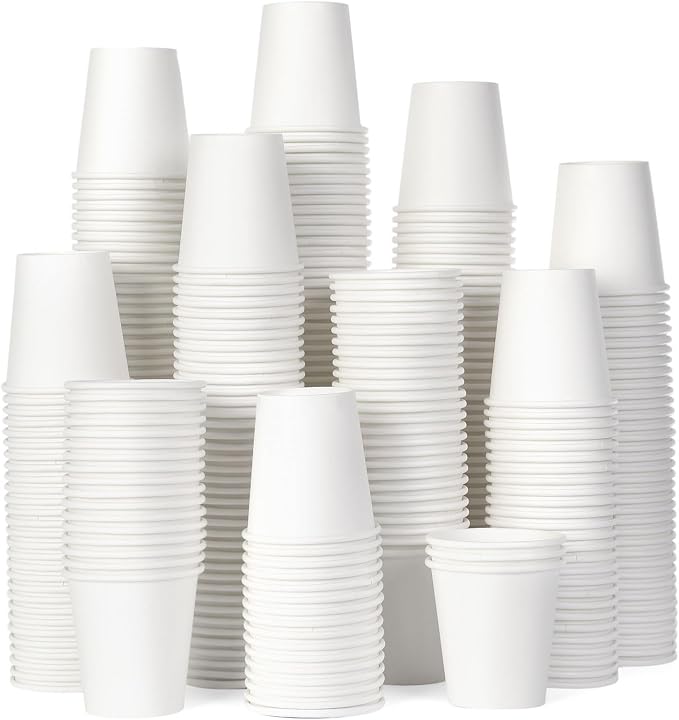 Vumdua 500 Pack 3 oz Bathroom Paper Cups, Small Coffee Cups Leak-Free Mini by Vumdua