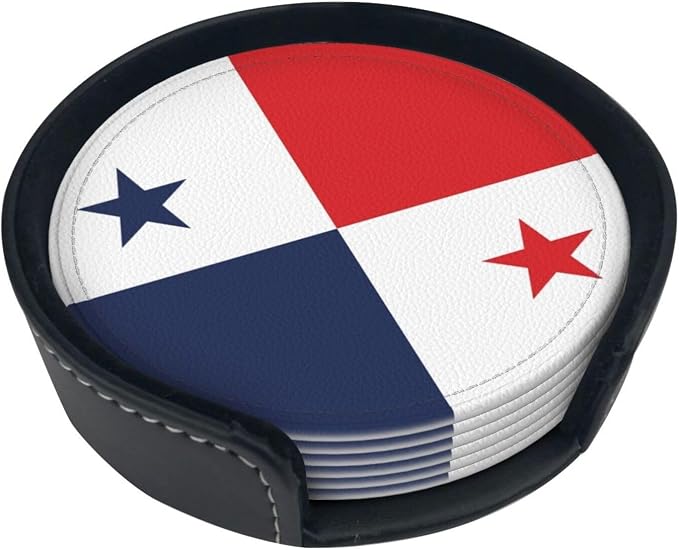 Panama Flag Coasters for Drinks by Unknown