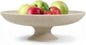 Large Decorative Bowl, Modern Pedestal Bowl for Home Decor, Decorative Fruit Bowl for Kitchen Counter, Stylish Key Bowls for Entry Table, 11.45” Diameter & 3.8” Height