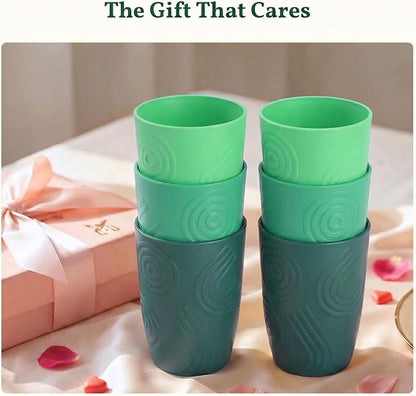 Homienly Cups for Drinking 12oz Daily Use Cups Dishwasher Safe Plastic Cups - Image 8