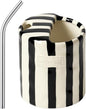 Ceramic Coffee Mugs 10 oz Retro Striped Coffee Mug No Handle by Meyerascal