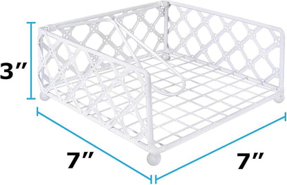 Blue Donuts Lattice Collection Napkin Holder – Napkin Holders - Image 2