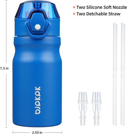 BJPKPK 14 oz Insulated Water Bottle, Stainless Steel Flask | Leak Proof Locking - Image 4