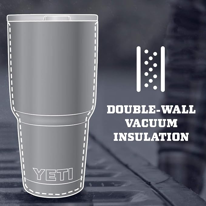 YETI Rambler 30 oz Stainless Steel Vacuum Insulated Tumbler w/MagSlider Lid - Image 3